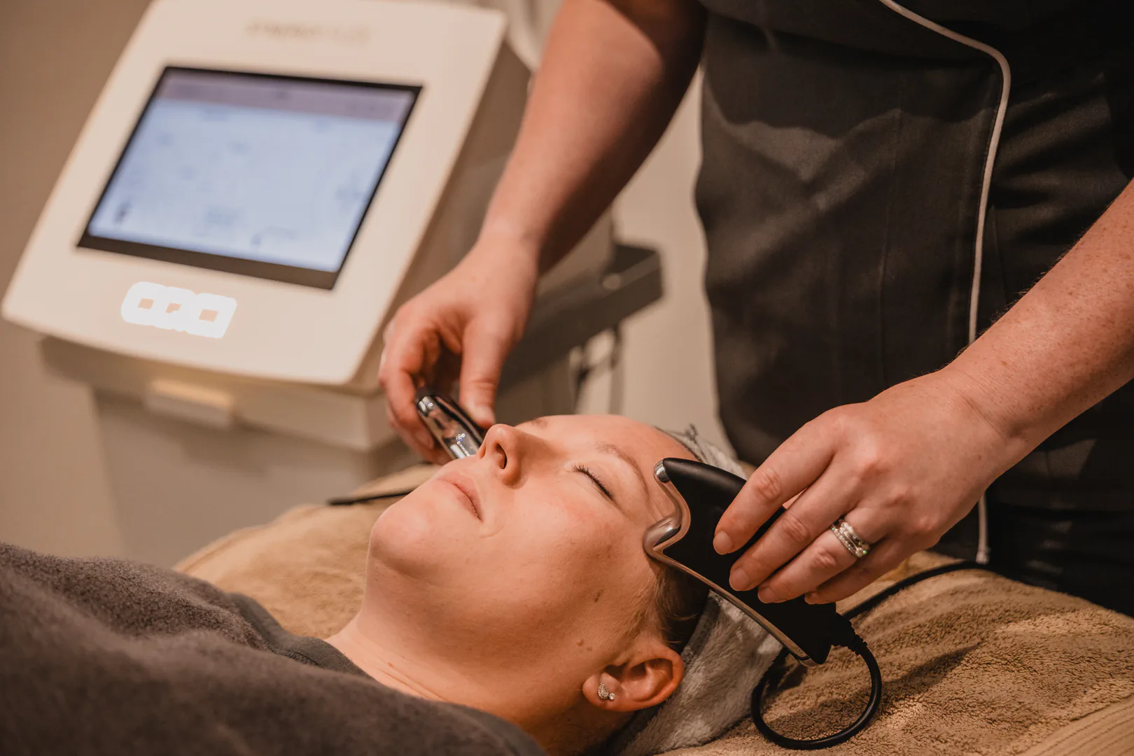 Professional skin treatment at The Beauty Factory
