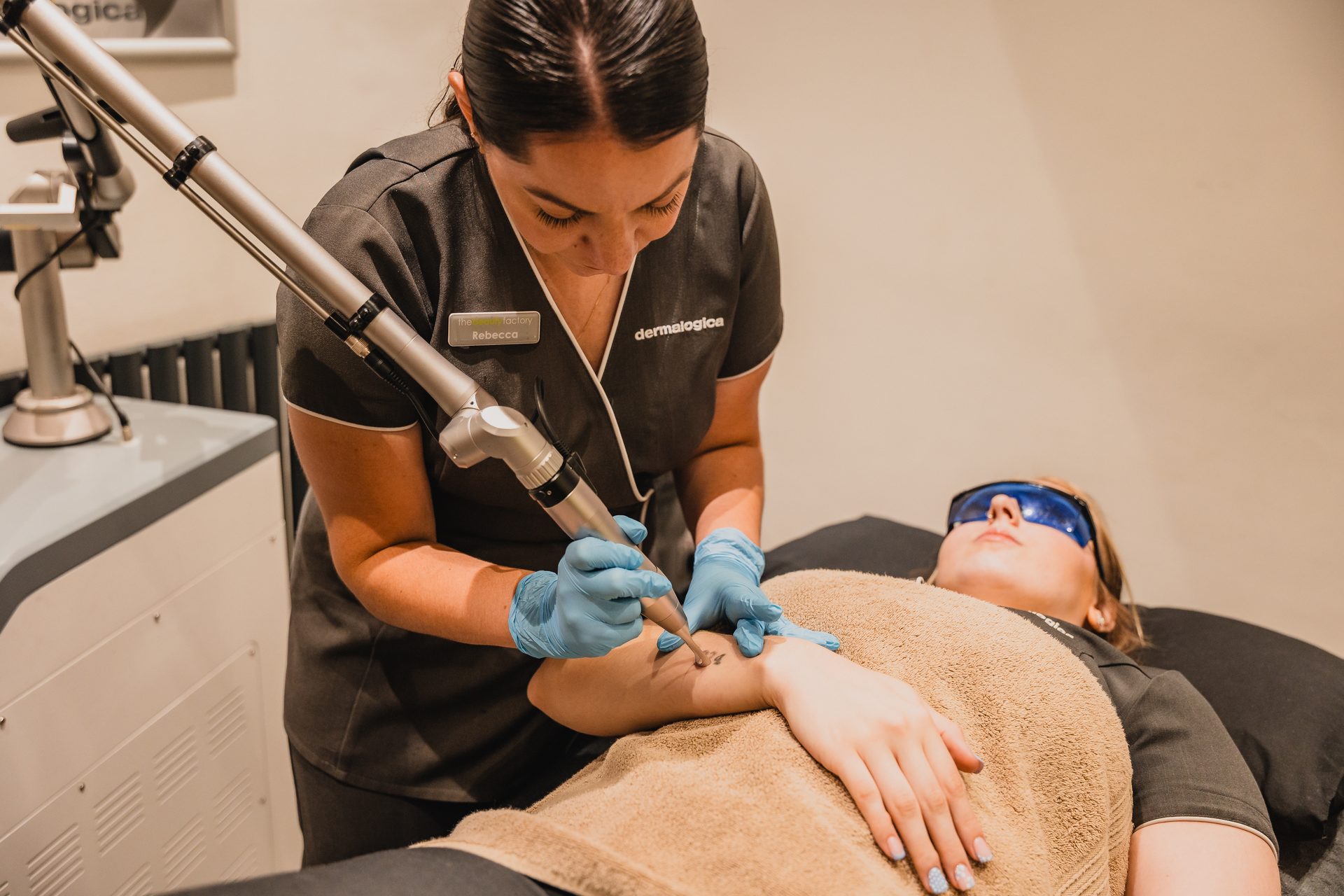 Professional precision treatment at The Beauty Factory