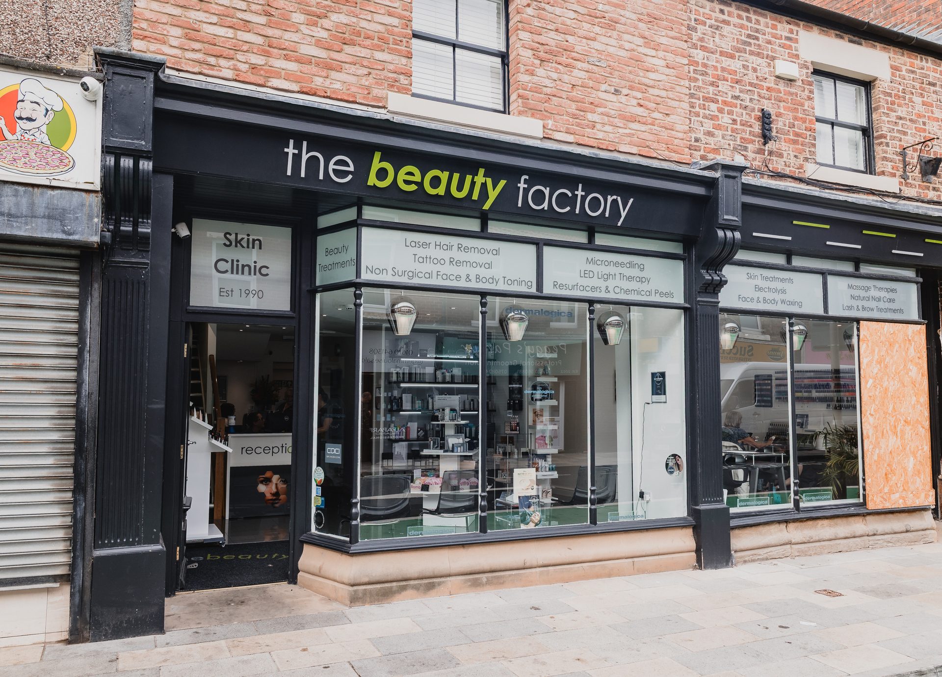Professional skin treatment at The Beauty Factory in Blyth