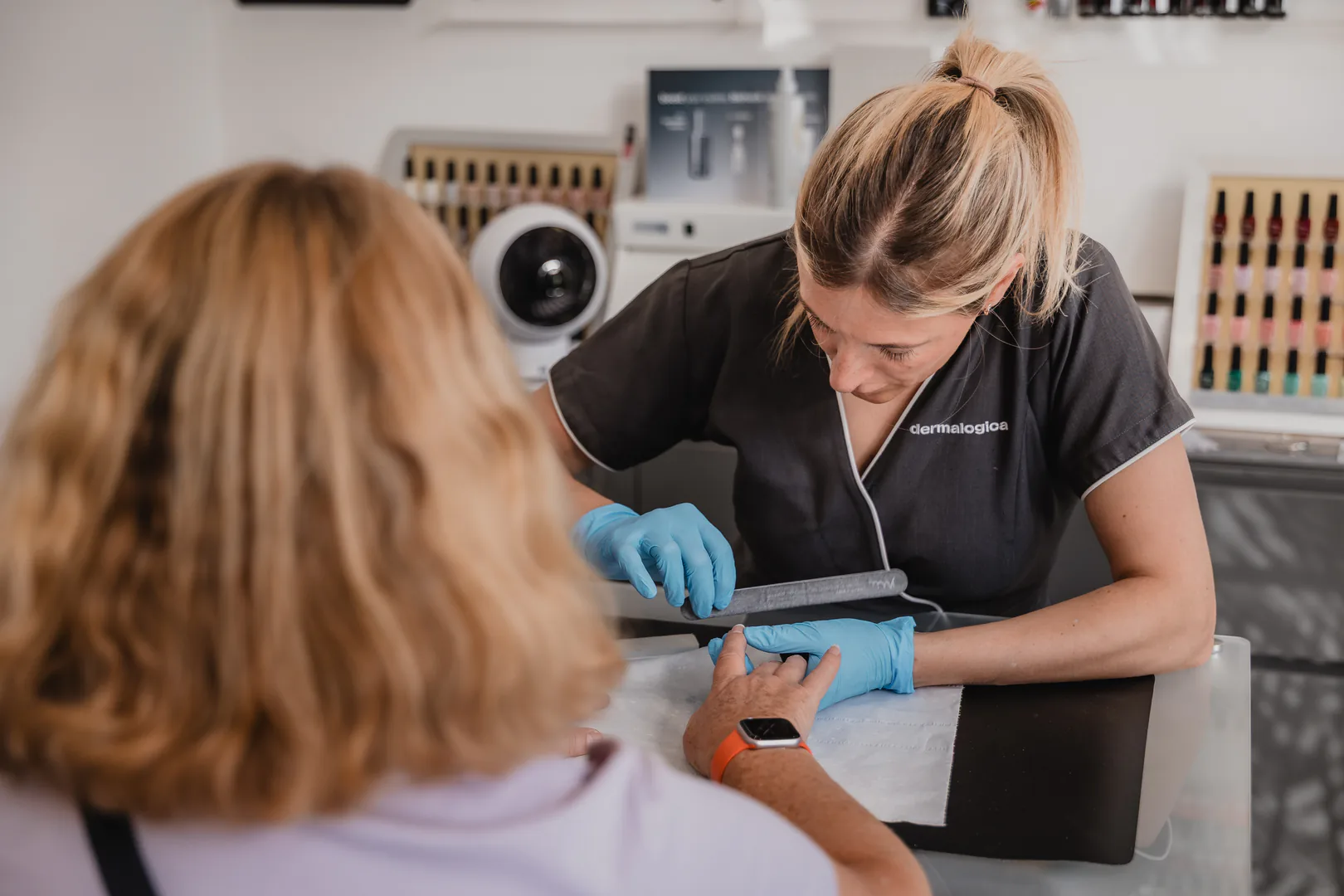 Professional foot treatment at The Beauty Factory